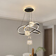 Colección de lámparas mppmck 2025 sala de estar lámpara de dormitorio lámpara de comedor de lámparas de comedor de la lámpara de comedor de internet de la celebridad del césped del dormitorio Zhongshan 120999 y el blanco 50 cm de diámetro-tres colores desacoplables