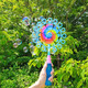 
Children's windmill bubble machine girl ins internet celebrity handheld bubble blowing stick children fully automatic handheld toys Concentrated bubble liquid one pack---a-time use