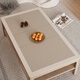 
Nanjiren Japanese simple and elegant tea table mat without washing, waterproof and oilproof leather table mat table cloth rectangular dining table mat tabletop protection mat A1049 turns waste into treasure 90*180cm