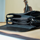 Master Lu Totem Herren Kupplung Leder Multifunktion Münze Brieftasche Großkapazität Mobile Handy Casual Business Hand Grab Tasche Big Black 27*8*12