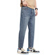 Rongxitu (Rongxitu) Neun-Punkte-Jeans im Sommer dünne Stil mit hoher Straight Fashion Casual Xiang829 Peacock Blue 28