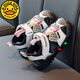G.DUCKKIDS Ultraman Sandals for Boys Lighting in Summer New Children's Body Body Soft Sole Beach Shoes for Children with Small and Medium-slip 833 Gray Ultraman Sandals 21 Inner Length 13.5CM