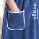 
Jiaojing men's bath towel bathing absorbent wearable swimming bath skirt adults are softer than cotton and not shedding large size Navy blue-80-180Jin [Jin equals 0.5 kg] wearable conventional code