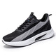 Lässige Schuhe Herren sommer atmungsfreie vielseitige Sportschuhe Casual Height-verstärkte Schuhe Laufschuhe Teenager Fliegende Mesh Sports Schuhe 9901 Grau 43