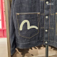 EVISU2025年春夏款男士休闲牛仔夹克外套2ESHTM5DJ1047XXDN 牛仔蓝 S
