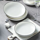 
Shangxingzhi is a plate, rice plate, meal plate, household dish plate, Japanese simple ceramic tableware, dish basin, deep plate, soup plate, underglaze color 8 inches [6 packs] CB-5021