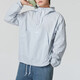 Sweat-shirt Nike Spring and Automne Nouvelles vêtements de sport tissés lâches et confortables Houstable Half-Zipper Men's Pullover FN3893-043 L