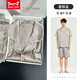 Catman Miiow New Summer Ice Seide Pyjamas Herren kurzärmelige Sommer-Imitation Seide Thin Style Youth Home 761# Schwarz D [Kurzärärmungs-Shorts] 3xl [160-180Jin [Jin entspricht 0,5 kg]]