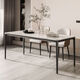 Yusenyi Aluminium en aluminium Lignes de table en alliage rock plaque rocheuse table de table de support de support de conférence de base de conférence de conférence de bureau de bureau de support de support noir