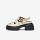Mejores 25 zapatos de jaula de cerdo retro de moda de verano sandalias vacías para mujeres bp756bh5 beige 39