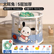Xiha Swimming Baby Swimming Bucket Home Use 0-3 Years Old Newborn Children's Extra Large Swimming Pool Baby Bath Bath Bucket Foldable Extra Large Transparent Visible Deluxe Neck Round Set Meal