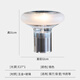 
OUOETY bedside lamp decorative light luxury desk lamp Nordic modern simple glass designer living room bedroom model room lamp M1047 smoke gray large button switch
