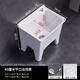 Large mop pool home outdoor balcony bathroom mop pool mop pool ceramic square long mop basin 45cm flat desk control
