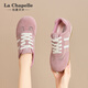 
La Chapelle women's shoes 25 years new women's shoes mesh breathable board shoes casual versatile women's shoes training shoes not smelly feet lightweight women's shoes pink XXE6628-2 36