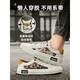 Katile Crocodile Official Men's Shoes Canvas Shoes Men's Breathable Soft Sole European Station Embroidery Trendy Board Shoes One-Part Men's Casual Shoes Bee-Brown-Trendy and All-match-7374 40 Standard Sports Shoes Size