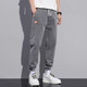 Harlen Hosen Herren 2025 Sommer dünne amerikanische trendige Arbeithose Männer losen Denim Casual Hosen 2025 Black 32 empfohlen 135-145jin [Jin gleich 0,5 kg]