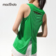 Macondo [neues Produkt] Sportweste 3 Generation Herren und Frauen nass absorbierende schnelle trocken atmungsaktive Marathon-Training Running ärmellose T-Shirt Fresh Mint-Men M