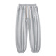 Gtyuwvg400g Super Soft plus Samtsporthosen für Männer 2024 Herbst- und Winter-Gelegenheits-Sporthosen für Männer Hongkong im Stil von 683 Light Grey Plus Velvet L.