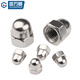 GUWANJI hexagonal cap nut stainless steel cap nut nut decorative screw cap M6 50 pieces/pack 304 material