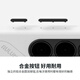 Aulumu S25 Full-Inclusive-Mobiltelefonhülle geeignet für Samsung S25 Ultra einfacher Ledermagnet-Telefonhülle Aluminiumlegierung Wärme Dissipation Fenster Spezielle Magsafe-Schutzhülle weiß