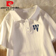Pierre Cardin Sommer Neues Polo-Shirt Lapel Personalisiertes weißes Baumwoll-T-Shirt frisch und frisch vielseitig. Täglicher loser Herrscher [White-6636 kleines Bild] Das beliebte Licht M schlägt 85-110jin vor [Jin entspricht 0,5 kg]