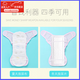 Tongxin Diaper Fixed with Urine Ring Mesh Meson Artifact Washable Baby Diaper Pants Baby Butt Hanging Artifact Blue + Green Pure Cotton Hollow Style 2 Pack S Code [Suggested 6-12 Jin [Jin equals 0.5 kg]]
