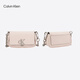 Calvin Klein [Chinese Valentine's Gift] Shoulder Bag Chain Bag Letters Pin CK Women's Bag Crossbody Saddle Bag DH3240 PS2-Shell Powder OS