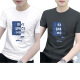 Camiseta de manga corta para hombres nuevos en el cuello redondo y cuello redondo