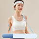 
Yu Zhaolin (YUZHAOLIN) 2-piece sports underwear for junior high school students, high school students, puberty girls with chest pads, shock-proof bra during development period 9215 (white + navy blue) L 80 (85-100Jin [Jin equals 0.5 kg])