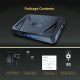 X96Q PRO+ 全志H728 android14 8K 1000M网口 WIFI6安卓盒 tv BOX 4GB 64GB+蓝牙遥控器 1000M
