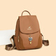 Linearer Rucksack für Frauen 2025 Neue Stil Nationaler Trend Katzenschule Reiseschule Pendlertasche große Kapazität Mama Bag Black + Handtasche