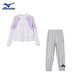 Mizuno Mizuno Children's Official Authentic Children's Clothing Summer New Sunproof Jacket Mosquito-proof Pants Set Two-piece Set for Older Children White Black 160 CM (85-100Jin Jin is equal to 0.5kg)