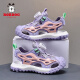 Babudou (Bobdog) Sandalias de niñas zapatillas para niños de la playa de verano Sandalias de princesas de verano Sandalias sin deslizamiento suave de niños medianos y grandes para estudiantes de primaria Pink and Purple [K983]] 31 Tamaño de tamaño aproximadamente 19.7 cm