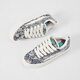 Lightning X Storm Picasso Gemälde gemeinsam von Blitzmännern und Frauenschuhen Rache Sturm kleine Duftbrotschuhe Erhöhten Paar Skateboardschuhe LS-699 Sternenhimmelblau 45