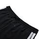 阿迪达斯 （adidas）短裤男 25夏季运动裤快干篮球训练舒适透气休闲裤冰丝裤五分裤男 黑色/速干/经典三条纹 M 175
