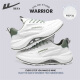 Warrior Shoes Official para hombres Summer Breathable Cashor Running Zapatos Cómodos Deportes para hombres Men White and Green 42