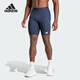 阿迪达斯 （adidas）AZLSTGT男士跑步训练紧身运动短裤 IK9716 XXS 165/68A