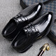 Sustyle International Light Luxury Brand Summer Real Cow Wide Cow Whide Hombres y ropa RESISTANTE 2024 Nuevos zapatos de cuero frío Hogar All Cow Wide Black 13701 44 Tamaño estándar de cuero Tamaño estándar