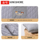 Gold pillow and quilt dual-purpose office pillow and blanket 2-in-1 car pillow and quilt sofa cushion gray