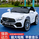 
Nuo Angel Children's electric car can be seated on a double four-wheeled car for boys and girls, Mercedes-Benz car, children, remote control baby toys, children's car, standard + red + dual drive + 12V4.5A battery