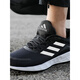 Adidas men's shoes summer new mesh sneakers men's lightweight couple black samurai wear-resistant women's shoes running shoes JQ9716 36