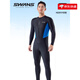 SWANS swimsuit boys' one-piece quick-drying snorkeling surf suit sun protection long-sleeved trousers jellyfish suit black M Height 165-170cm Weight 55-