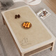 
Nanjiren Japanese simple and elegant tea table mat without washing, waterproof and oilproof leather table mat table cloth rectangular dining table mat tabletop protection mat A1049 turns waste into treasure 90*180cm