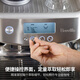 Breville Bes878 Máquina de café semiautomático, hogar italiano, rectificado preciso, contenedor de frijoles desmontable, control de temperatura inteligente, espuma de leche de molienda integrada, plata forjada