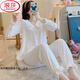 Langsha Coral Velvet Pajamas para mujeres en invierno Flannel Princess Style Women's Home Clothing Autumn and Winter 679# L