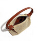 
New spring and summer women's shoulder bag handbag versatile and fashionable fashionable casual simple retro woven bag camel color (delivered two shoulder straps