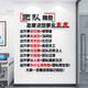 
Corporate Culture Wall Office Decoration Team Employee Inspirational Slogan Company Meeting Atmosphere Layout Background Stickers Small 3882 Team Roles - Big Red + Sea Blue Small