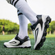 
Kelic baseball shoes professional breathable sports shoes glue nail grip anti-slip training shoes for men and women youth competitions 6108 white and black 41