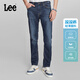 Lee [Ended by Zhang Linghe] Cool pants Spring and summer 723 slim mid waist straight feet medium dark blue thin men's jeans medium dark blue 32