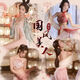 Sexy Uniformen und professionelle Kleidung, kleine Familie, Jade-Palast, Hanfu, Bauchband, Pyjama, alte Uniform, sexy Anzug, transparentes Schlaf, Jade-Ringanzug (externes Hemd + Rock + Unterwäsche) M (80-12023 Vertraulicher Versand)